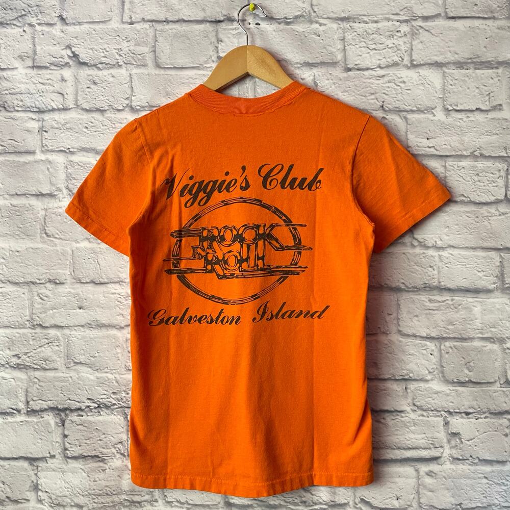 70s Rock N' Roll Viggie's Club Texas True Vintage T-shirt